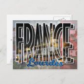 Lourdes, Frankrijk Briefkaart (Voorkant / Achterkant)