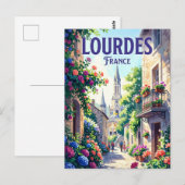 Lourdes Frankrijk Briefkaart (Voorkant / Achterkant)