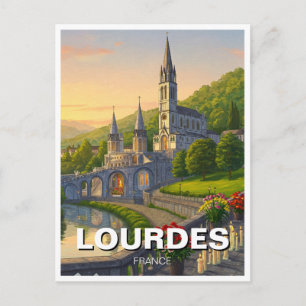 Lourdes Frankrijk Reizen Briefkaart