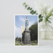 Lourdes - Frankrijk - standbeeld Saint Mary-Sainte Briefkaart (Staand voorkant)