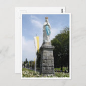 Lourdes - Frankrijk - standbeeld Saint Mary-Sainte Briefkaart (Voorkant / Achterkant)