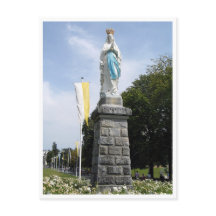 Lourdes - Frankrijk - standbeeld Saint Mary-Sainte