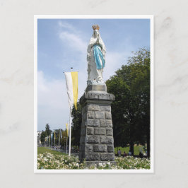 Lourdes - Frankrijk - standbeeld Saint Mary-Sainte Briefkaart