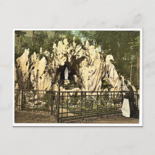 Lourdes Grotto, vlakbij de nonnenne van Ingenbohl, Briefkaart (Voorkant)