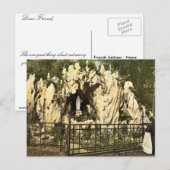 Lourdes Grotto, vlakbij de nonnenne van Ingenbohl, Briefkaart (Voorkant / Achterkant)
