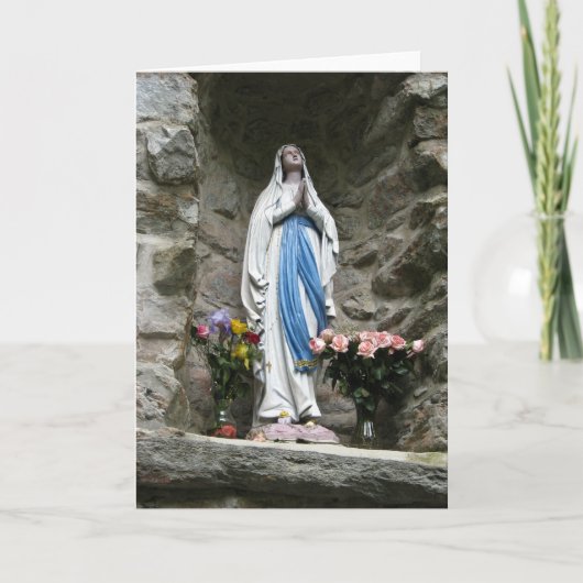Lourdes Image Blank Card Kaart (Voorkant)
