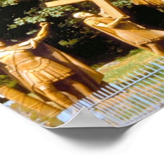  Lourdes, Stations of the Cross Poster (Hoek)