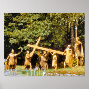  Lourdes, Stations of the Cross Poster