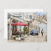 Lourinha Cafe Portugal Briefkaart (Voorkant / Achterkant)