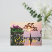 Lousiana/Atchafalaya Bassin Briefkaart (Staand voorkant)