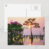 Lousiana/Atchafalaya Bassin Briefkaart (Voorkant / Achterkant)