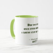 Lousy Cup koffie Mok (Voorkant links)