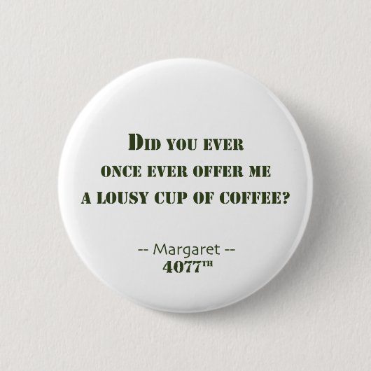 Lousy Cup koffie Ronde Button 5,7 Cm (Voorkant)