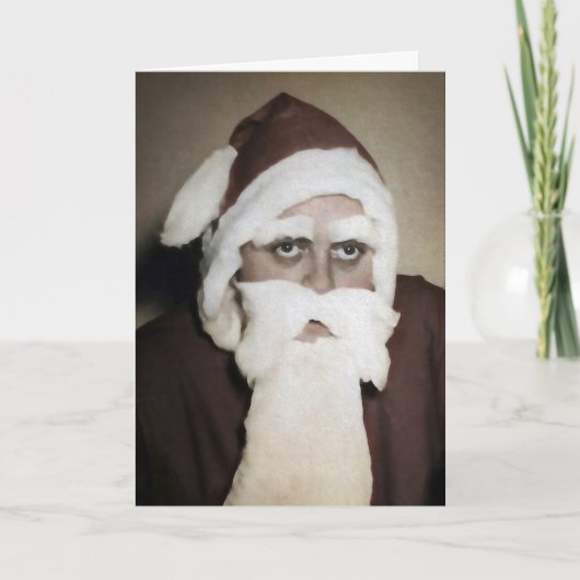  Lousy Santa Holiday Card Feestdagen Kaart (Voorkant)