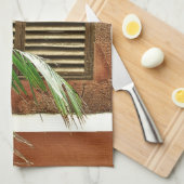 Louvered Window - Funchal, Portugal Theedoek (Quarter Fold)