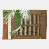 Louvered Window - Funchal, Portugal Theedoek (Horizontaal)