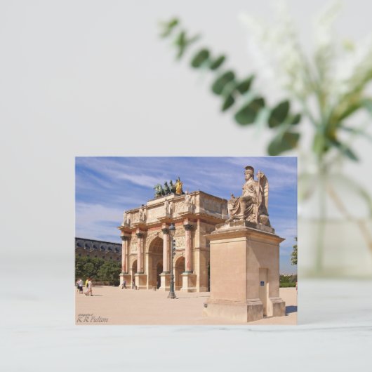 Louvre Arc Briefkaart (Staand voorkant)