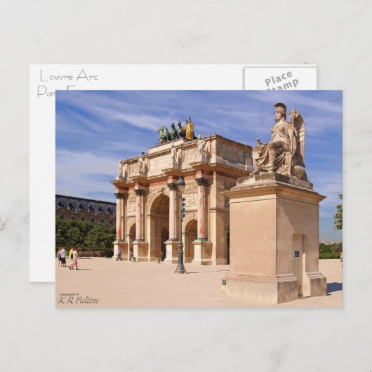 Louvre Arc Briefkaart (Voorkant / Achterkant)