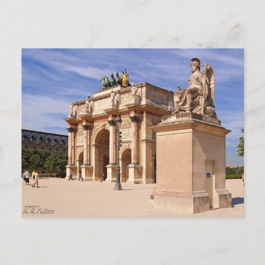 Louvre Arc Briefkaart (Voorkant)