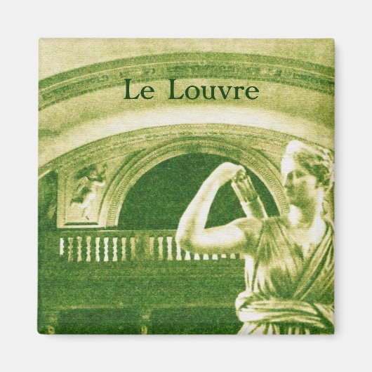 Louvre beeld magneet (Voorkant)