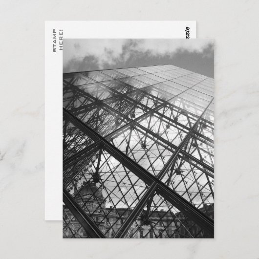 Louvre!! Briefkaart (Voorkant / Achterkant)