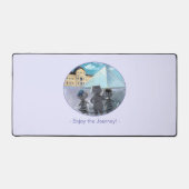 Louvre Desk Mat - Geniet (Voorkant)