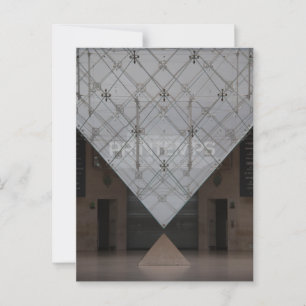 Louvre Inverted Pyramid Interieur Uitzicht Briefkaart