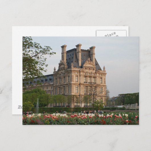 Louvre Museum Briefkaart (Voorkant / Achterkant)