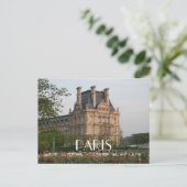 Louvre Museum Briefkaart (Staand voorkant)