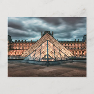 Louvre museum briefkaart