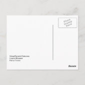 Louvre Museum Briefkaart (Achterkant)