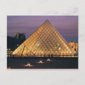 Louvre Museum Briefkaart (Voorkant)