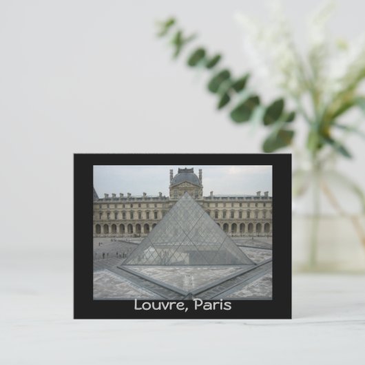 Louvre museum briefkaart (Staand voorkant)