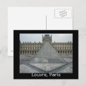Louvre museum briefkaart (Voorkant / Achterkant)