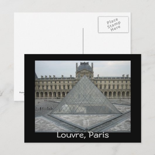 Louvre museum briefkaart (Voorkant / Achterkant)