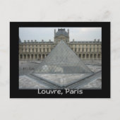 Louvre museum briefkaart (Voorkant)
