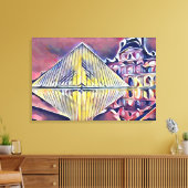 Louvre Museum Canvas Afdruk (Insitu (Woonkamer))