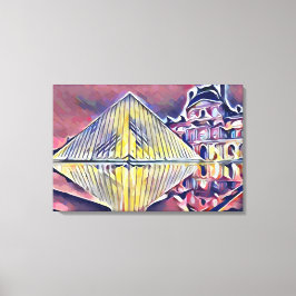 Louvre Museum Canvas Afdruk