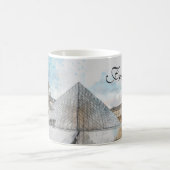 Louvre Museum Coffee Mok – Parijs Frankrijk (Center)
