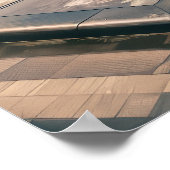 Louvre Museum in de avond olieverfschilderij Poster (Hoek)