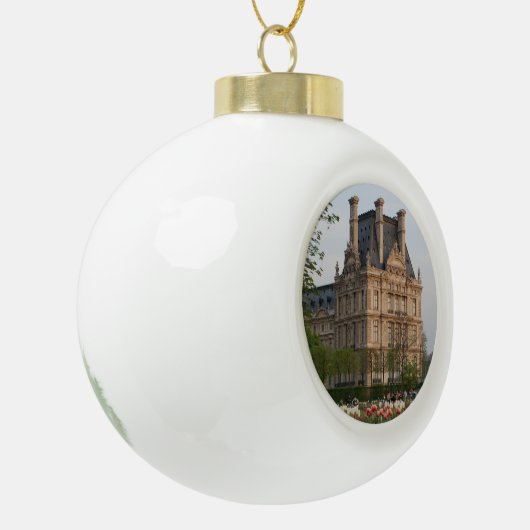 Louvre Museum Keramische Bal Ornament (Links)