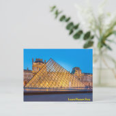 Louvre Museum, Parijs Briefkaart (Staand voorkant)