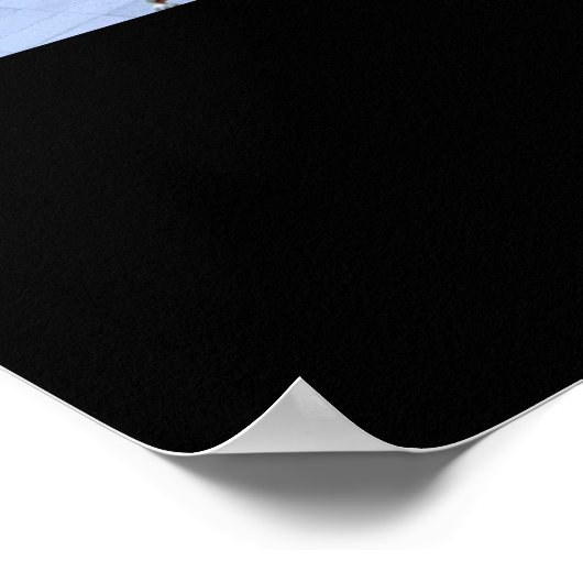 Louvre museum, Parijs, Frankrijk Poster (Hoek)