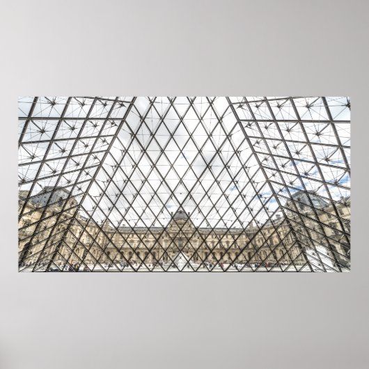 LOUVRE MUSEUM, PARIS, FRANKRIJK POSTER (Voorkant)