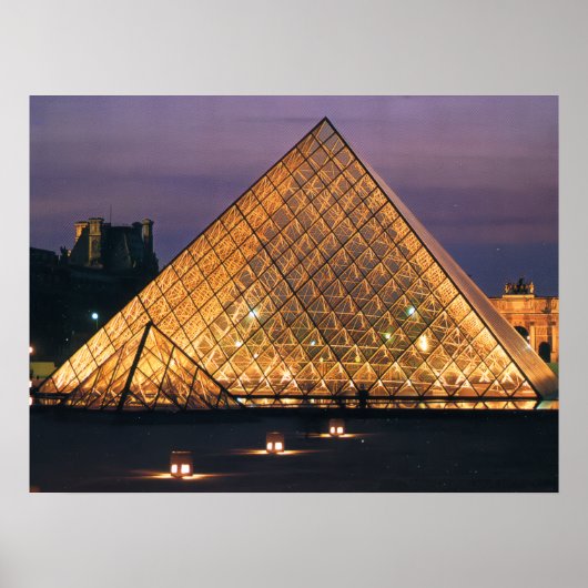Louvre Museum Poster (Voorkant)