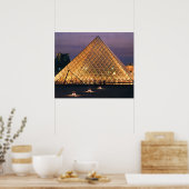 Louvre Museum Poster (Keuken)