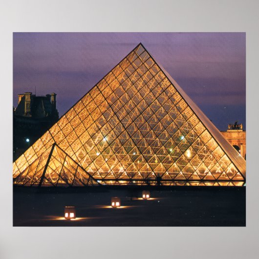Louvre Museum Poster (Voorkant)