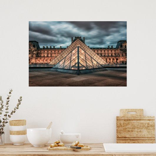 Louvre museum poster (Keuken)