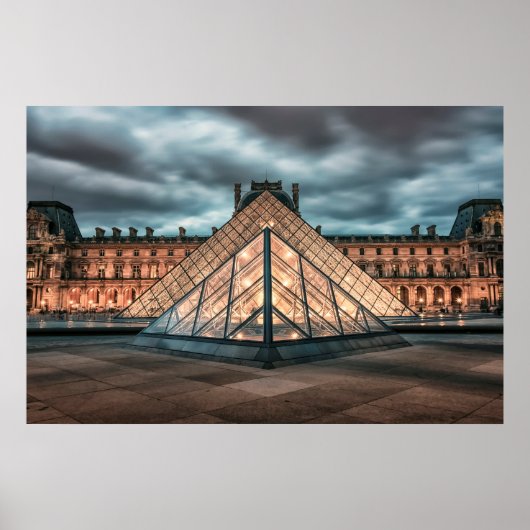 Louvre museum poster (Voorkant)