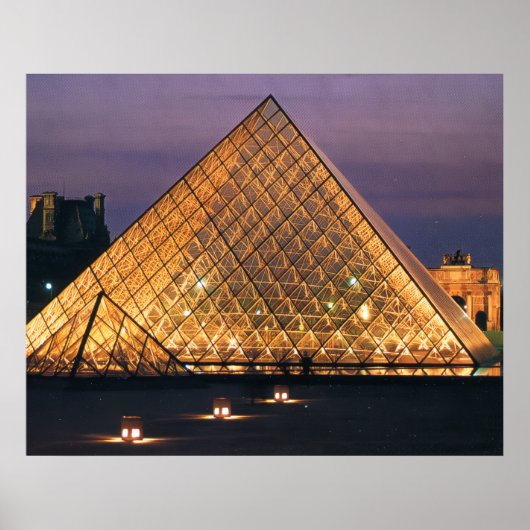Louvre Museum Poster (Voorkant)